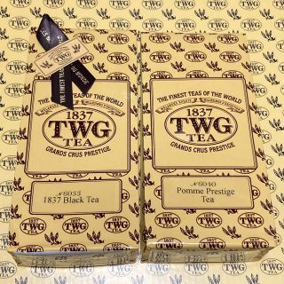 TWG【セット】1837ブラックティー＋ポムプレステージティー(茶)