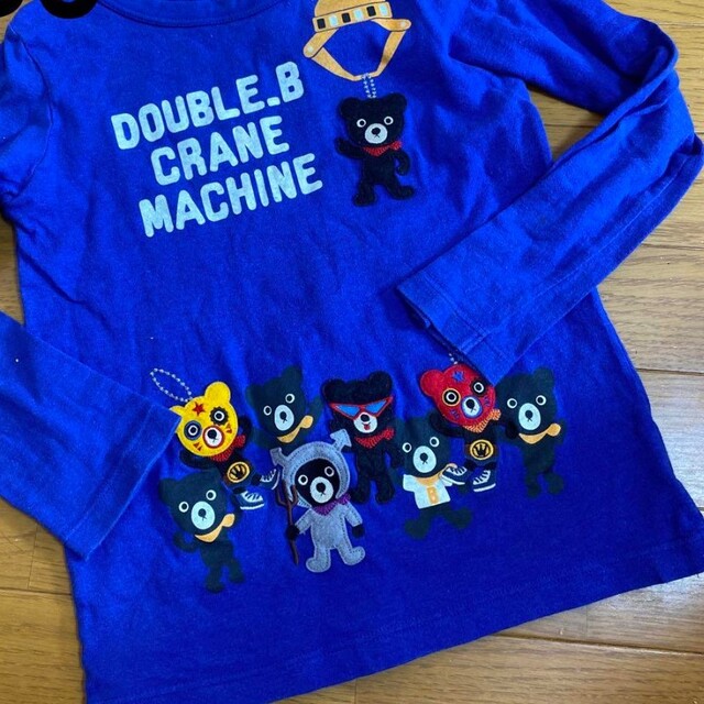 DOUBLE.B(ダブルビー)の新品タグ付 DOUBLE.B クレーンT キッズ/ベビー/マタニティのキッズ服女の子用(90cm~)(Tシャツ/カットソー)の商品写真