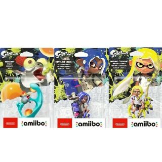 スプラトゥーン3 amiibo 3体セット(ゲームキャラクター)