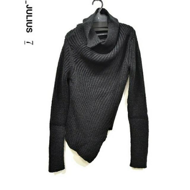 JULIUS 16AW Wind Cowl Neck Knit カウルネック