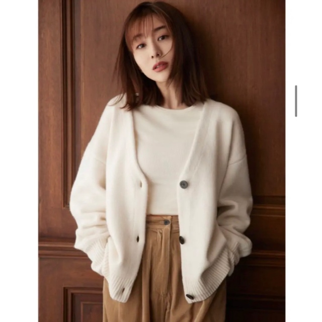 CLANE×田中みな実　LONG KNIT CARDIGAN