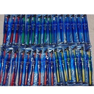 タフト24 ミディアムソフト 歯科専用 歯ブラシ カラーアソート30本セット(歯ブラシ/デンタルフロス)