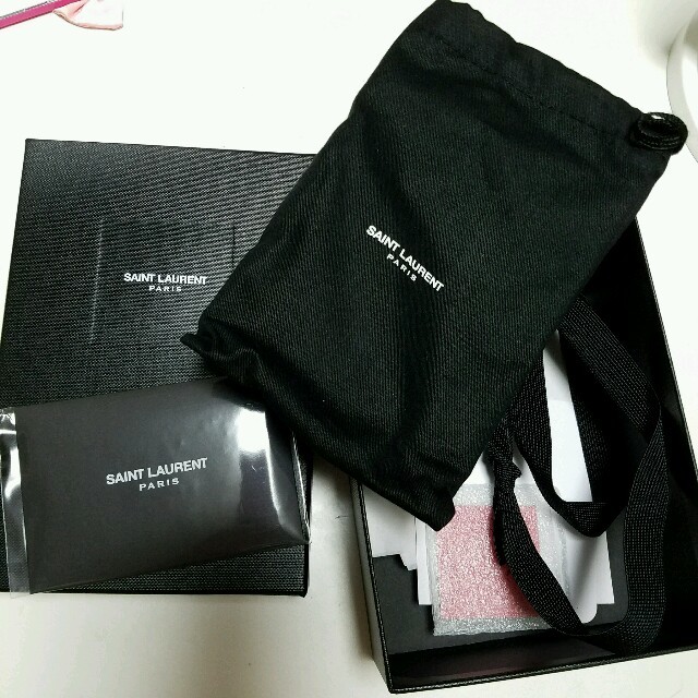 Saint Laurent YSL ミニ財布☆カード コイン 3