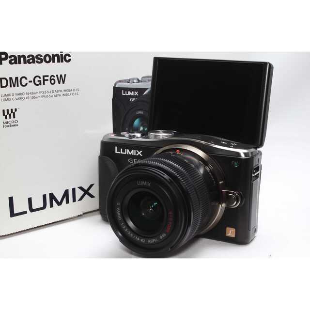 ❤️Wi-Fi内蔵＆自撮り❤️Panasonic LUMIX GF6 ブラック-