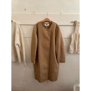 エムエムシックス(MM6)のMM⑥ camel cocoon coat.(ロングコート)