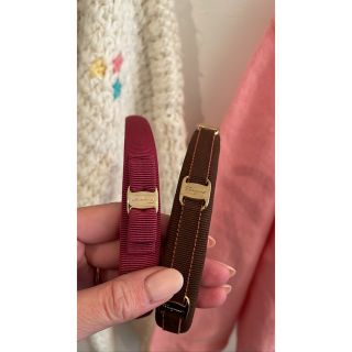 サルヴァトーレフェラガモ(Salvatore Ferragamo)の最終価格❤️🤍❤️Salvatore Ferragamo head band.(カチューシャ)