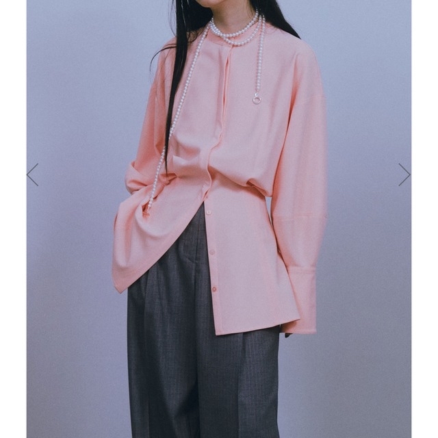 UND WAIST BLOUSING BLOUSE コーラル 限定価格 previntec.com