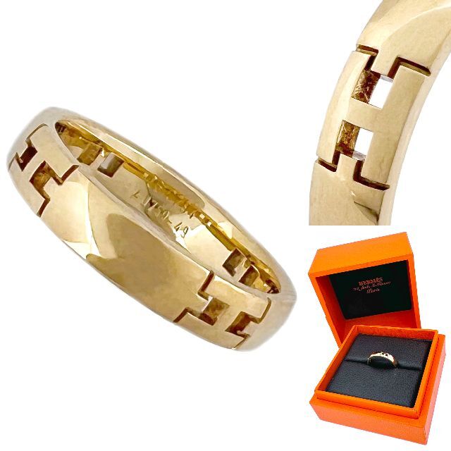 【一部予約販売中】 Hermes - HERMES エルメス リング ヘラクレス K18YG 750 49 9号 指輪 リング(指輪) 【一部予約販売中】 Hermes - HERMES エルメス リング ヘラクレス K18YG 750 49 9号 指輪 リング(指輪)