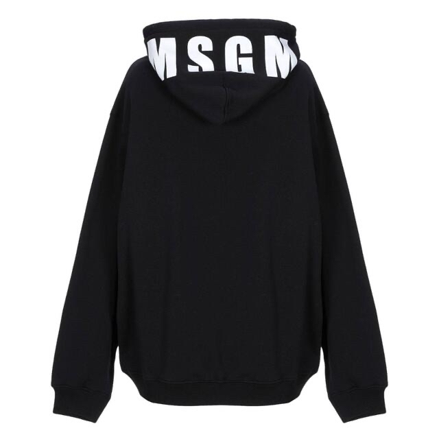 MSGM(エムエスジイエム)のUSED☆MSGM レディース☆フードロゴ　パーカー☆XS レディースのトップス(パーカー)の商品写真