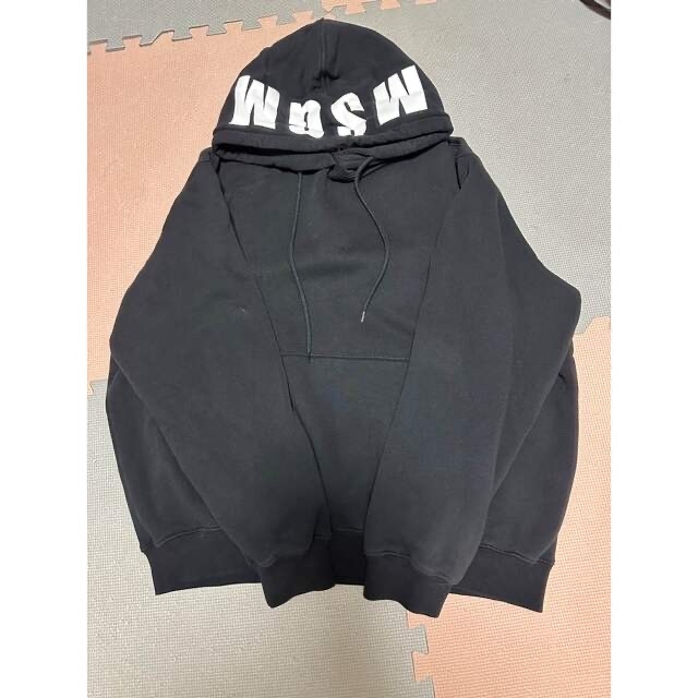 USED☆MSGM レディース☆フードロゴ パーカー☆XS |