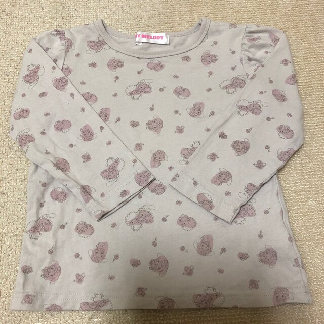 マイメロディ(マイメロディ)のマイメロディ　長袖　Tシャツ　100 キッズ/ベビー/マタニティのキッズ服女の子用(90cm~)(Tシャツ/カットソー)の商品写真