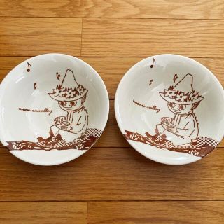 ムーミン(MOOMIN)のムーミン　スナフキン　ボウル　深皿　シリアル　カレー　皿　小皿　セット　ペア(食器)