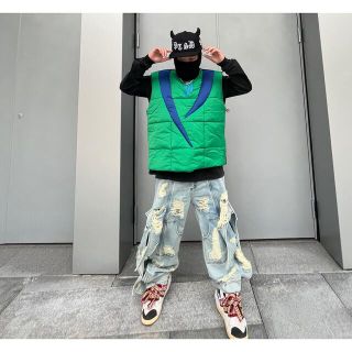 PCCVISION ドラキュラ デニム パンツ ジーンズ Gパン(L)2タイプ