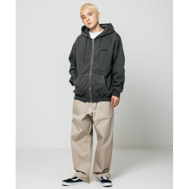 セール★XLサイズ XLARGE パーカー ピグメント エンボス ロゴ 黒