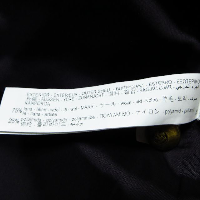 ZARA(ザラ)の美品 ZARA ザラ MANTECO 高級生地 イタリア ウールロングコート レディースのジャケット/アウター(チェスターコート)の商品写真