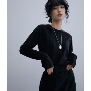 アダムエロぺ(Adam et Rope')の美品　Miller for ADAM ET ROPE  別注 ベロアトップス (カットソー(長袖/七分))