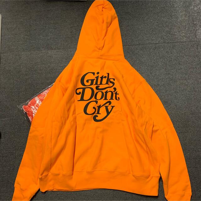 GirlsDontCryパーカー オレンジ