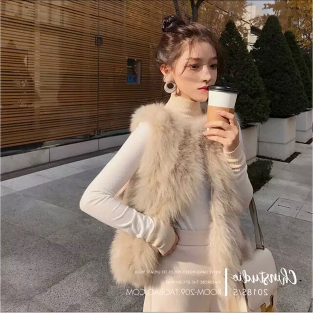 お得クーポン発行中 最高可愛い❣SAGAFARS フォックスファー ベスト