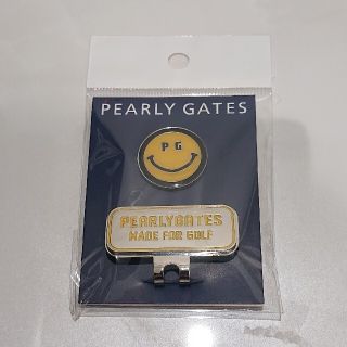 パーリーゲイツ(PEARLY GATES)のパーリーゲイツ ゴルフ  クリップマーカー イエロー 新品未使用(ウエア)