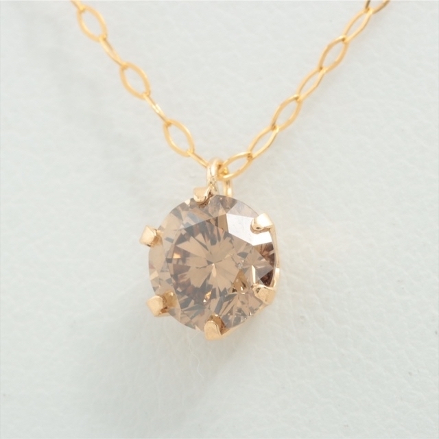 【K24×K18】ダイヤモンド0.90ct 純金チェーン 1.43g