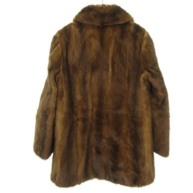 ナカムラファー Nakamura Fur ミンクコート 毛皮 茶 9 1/2 春夏新作 70.0%OFF darshnam.com