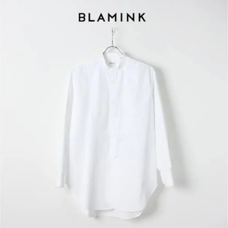 ブラミンク(BLAMINK)の専用　BLAMINK ブラミンク　ノーカラーシャツ36(シャツ/ブラウス(半袖/袖なし))