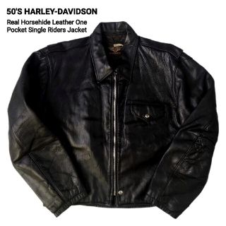 ハーレーダビッドソン(Harley Davidson)の50S ハーレーダビッドソン サイクルチャンプ 最高級ホースレザーSライダース(レザージャケット)