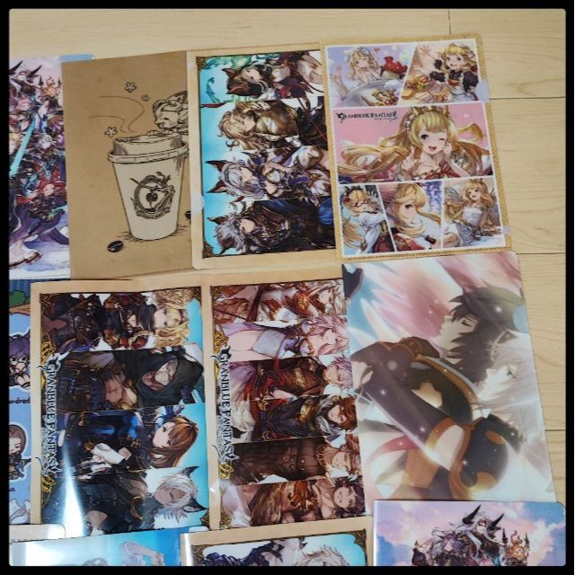 グラブル　クリアファイルまとめ売り エンタメ/ホビーのアニメグッズ(クリアファイル)の商品写真