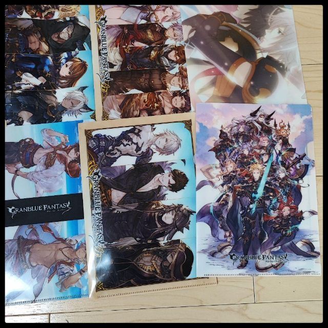 グラブル　クリアファイルまとめ売り エンタメ/ホビーのアニメグッズ(クリアファイル)の商品写真