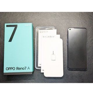 OPPO - OPPO Reno7 A ブラック CPH2353 IIJmio デュアルSIMの通販 by