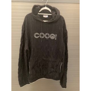 Coogi クージー立体編み込み 3Dニットパーカー