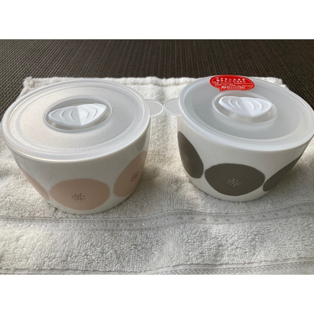 FANCL(ファンケル)の【FANCL】陶磁器製　保存容器　2個セット インテリア/住まい/日用品のキッチン/食器(容器)の商品写真