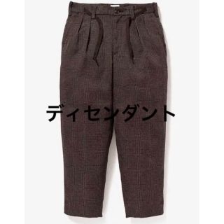 ディセンダント(DESCENDANT)のDESCENDANT 20AW DC-3 TUCK TROUSERS(スラックス)