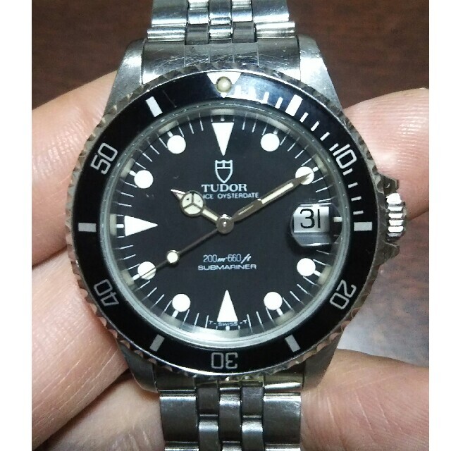 今週限定 TUDOR 75090 サブマリーナ 保証書あり 黒 自動巻き 動作品 1