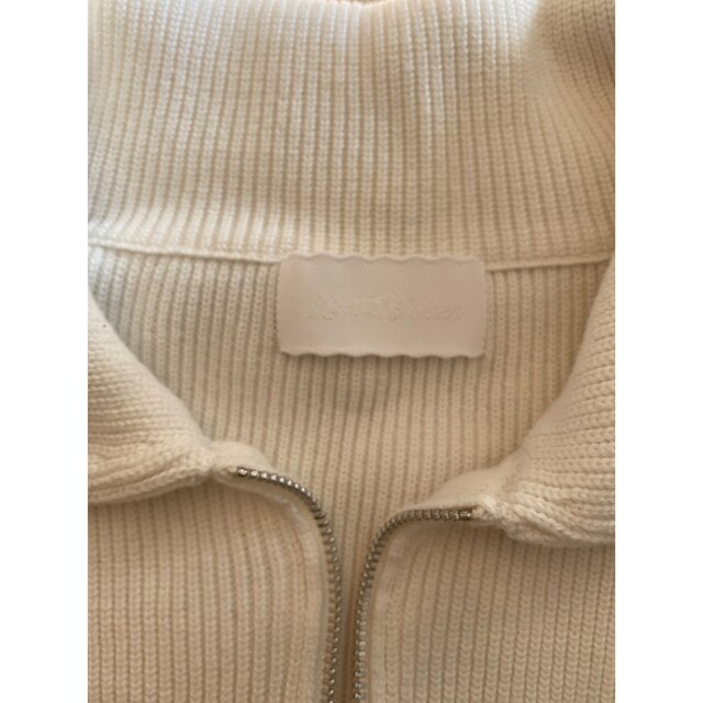 美品♡ロージーモンスター pointed collar zip knit レディースのトップス(ニット/セーター)の商品写真