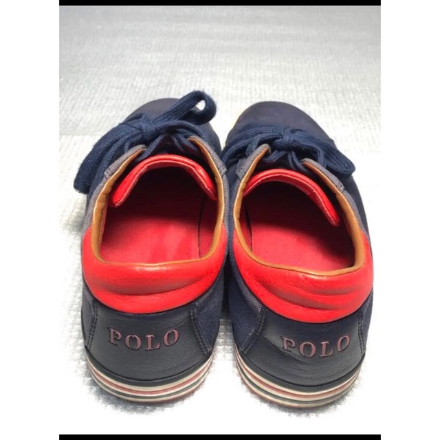 POLO RALPH LAUREN(ポロラルフローレン)の✨POLO Ralph Lauren ポロラルフローレン✨スニーカーメンズ紺赤★ メンズの靴/シューズ(スニーカー)の商品写真