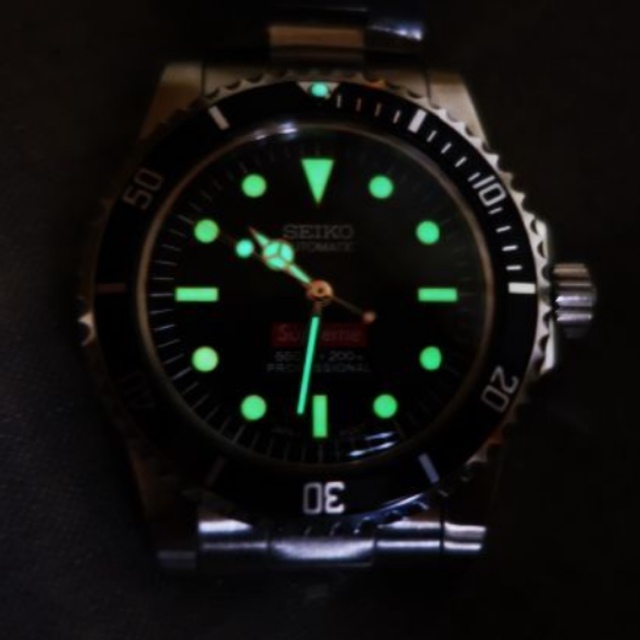 SEIKO(セイコー)の希少 ビンテージ SEIKO MOD NH35A カスタム 腕時計 サブマリーナ メンズの時計(腕時計(アナログ))の商品写真