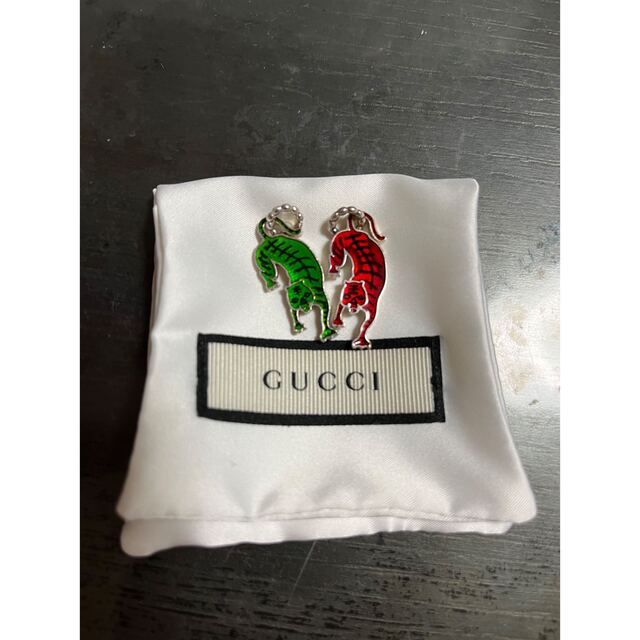 Gucci - GUCCI タイガーチャーム  テテ テヒョン レッド グリーン セット