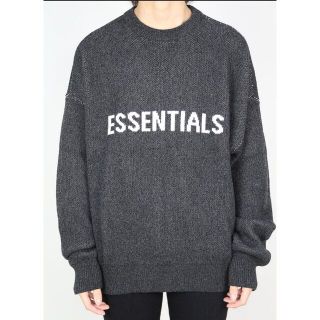 Essentials Logo Sweatshirt XS black セーター