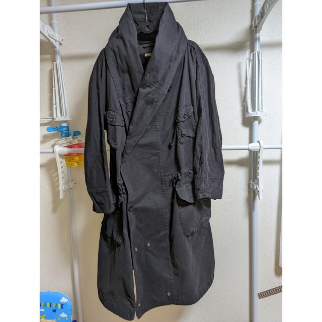 残りわずか! Kapital かつらぎ起毛 TRI-Pコート ロング blk