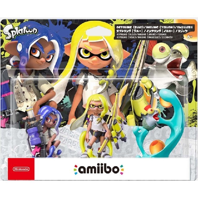 Nintendo Switch(ニンテンドースイッチ)のamiibo トリプルセット　インクリング　オクトリング　コジャケ エンタメ/ホビーのフィギュア(ゲームキャラクター)の商品写真