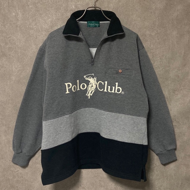 Polo Club(ポロクラブ)の【希少】 Polo Club ヴィンテージ ハーフジップ トレーナー スウェット メンズのトップス(スウェット)の商品写真