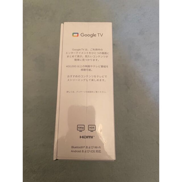 新品　Chromecast with Google TV