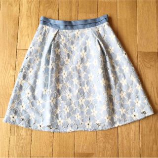 ミッシュマッシュ(MISCH MASCH)の【美品】ミッシュマッシュ☆花柄スカート(ひざ丈スカート)