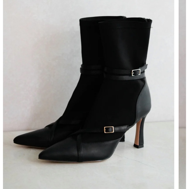 Double Belt Ankle Boots ハーリップトゥー 2