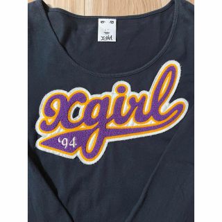 エックスガール(X-girl)のX-girl カレッジロゴ ロンT(Tシャツ(長袖/七分))