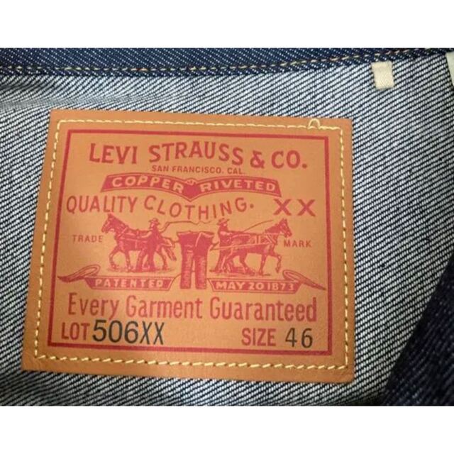Levi's(リーバイス)のLVC levi's 506xx 1936 1st サイズ46 Tバック メンズのジャケット/アウター(Gジャン/デニムジャケット)の商品写真