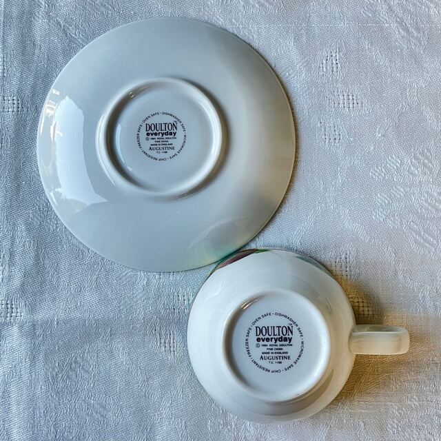 美品　DOULTON everyday カップ&ソーサー　2客