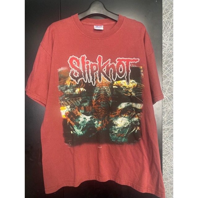 国内では販売 00´S 当時物 Slipknot Tシャツ ヴィンテージ Lサイズ