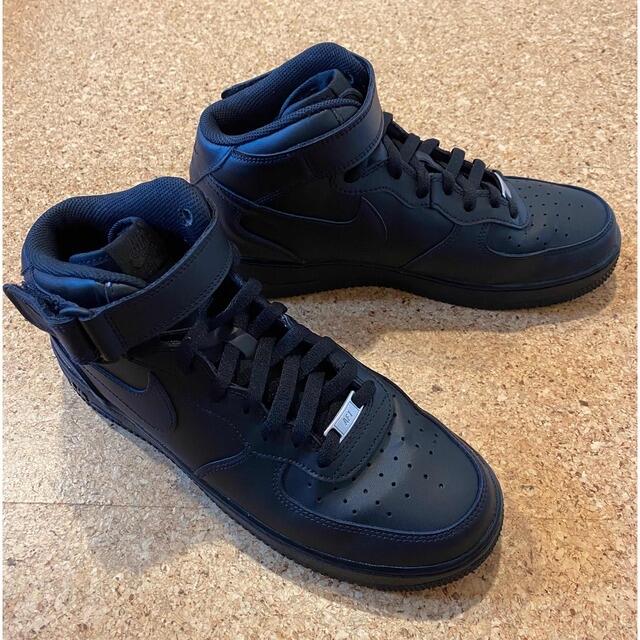 NIKE(ナイキ)の28 Nike Air Force 1 Mid Black CW2289-001 メンズの靴/シューズ(スニーカー)の商品写真